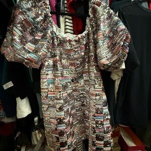Multicolor Sequin Dress